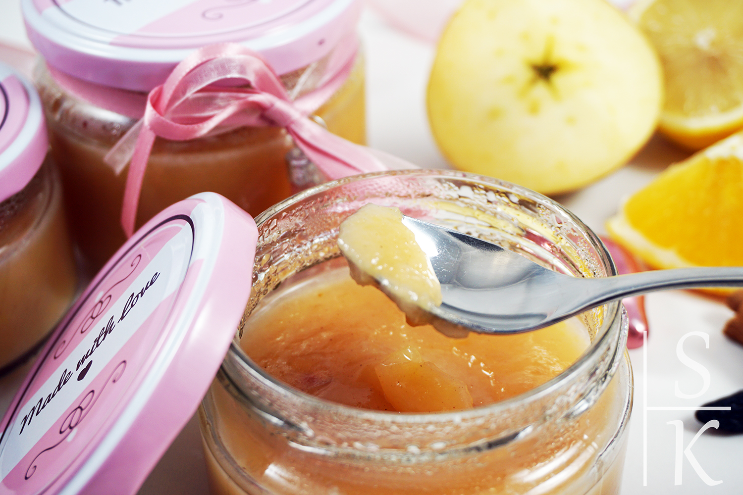 Rezept Apfel-Marzipan-Marmelade @Horizont-Blog