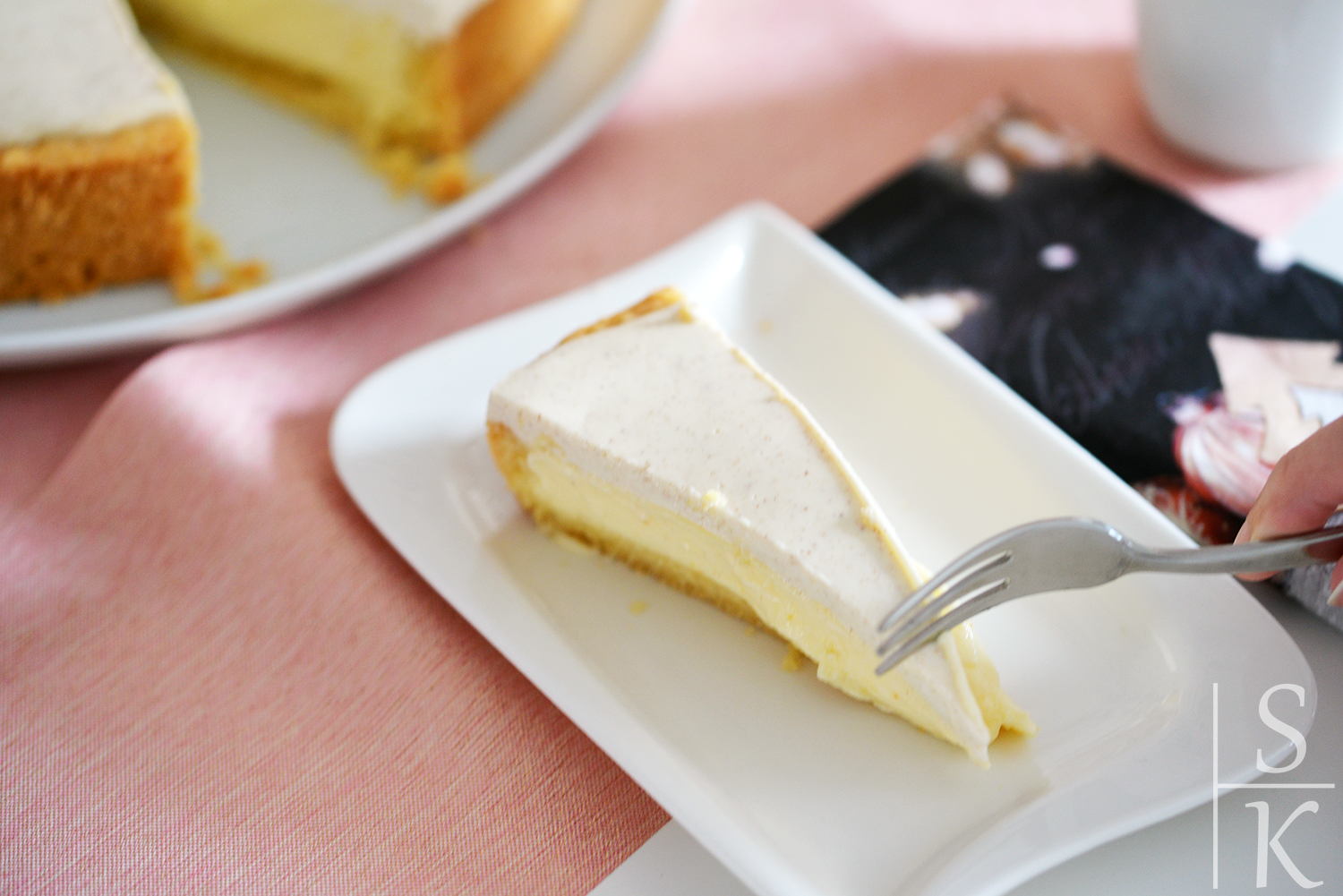 Rezept: Pudding-Kuchen mit Schmand @Horizont-Blog